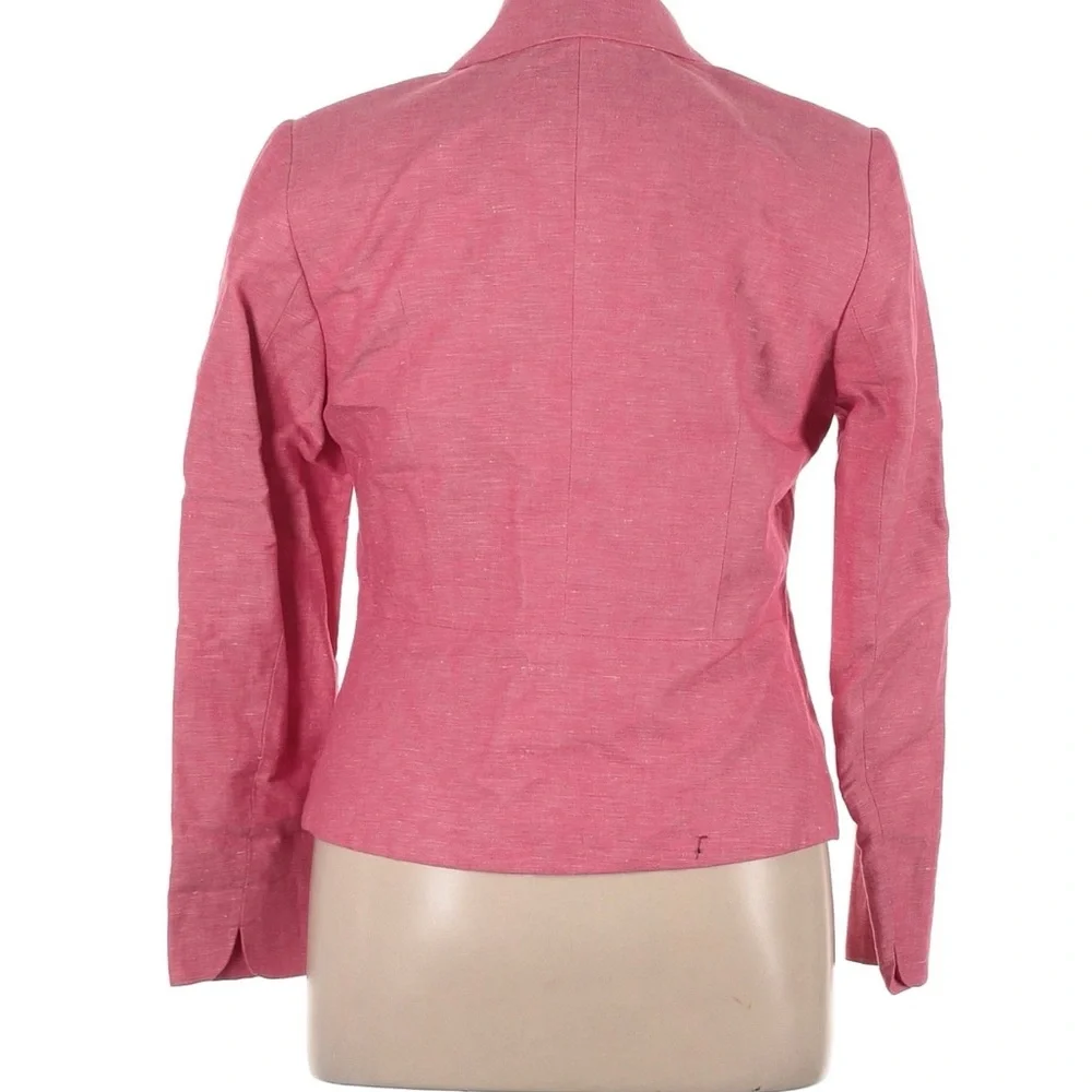Vibrant Pink Blazer with Bow Tie Waist - Picture 2 of 3